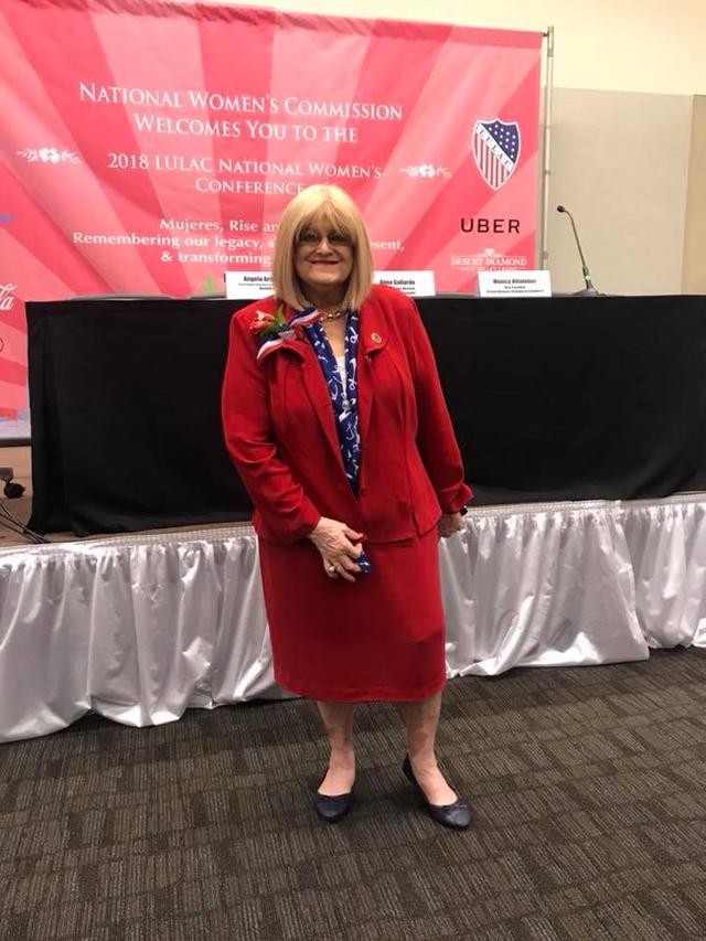 Valenzuela at the LULAC National Women’s Conference, 2018.