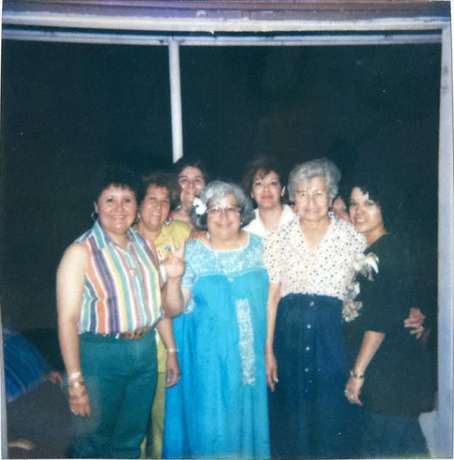 Political gathering at a supporter’s home in Elsa, Texas.