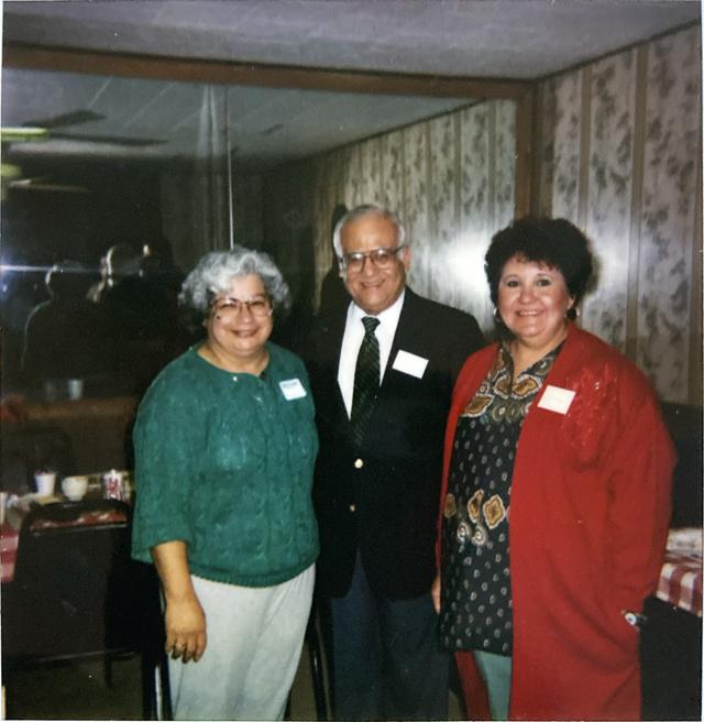 Photograph with former U.S. Representative Kika de la Garza.