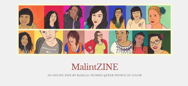 Image featured on the homepage of the MalintZINE website.