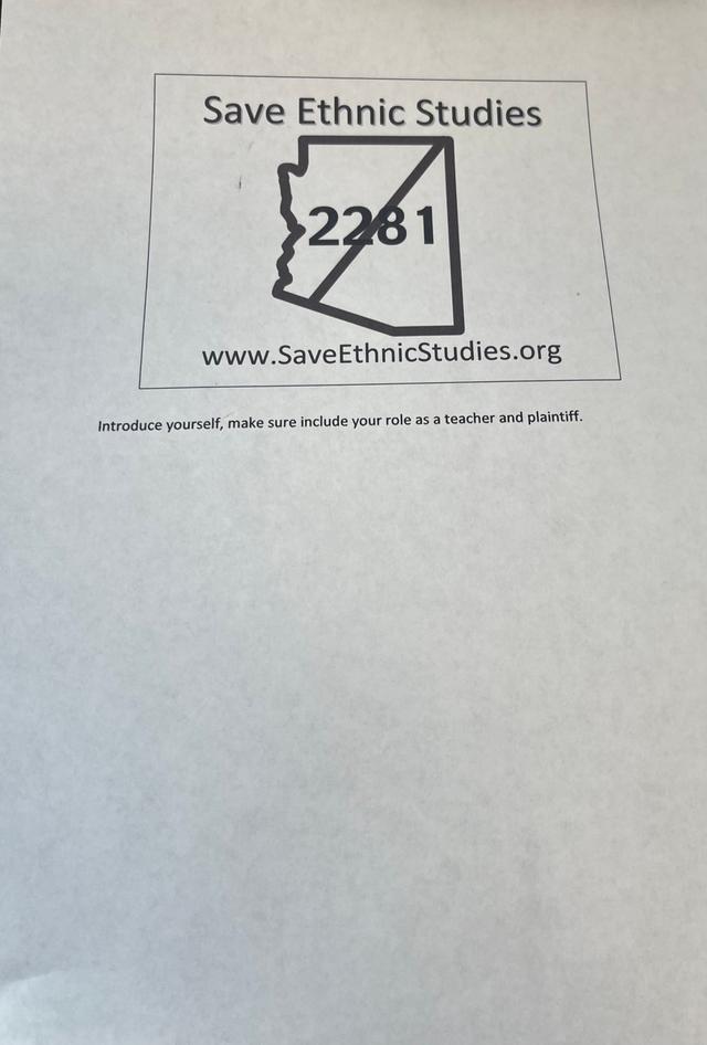 Save Ethnic Studies Campaign Logo.