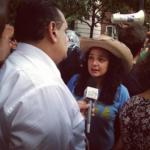 Undocubus Tour at Democratic National Convention in Charlotte, NC, 2012.