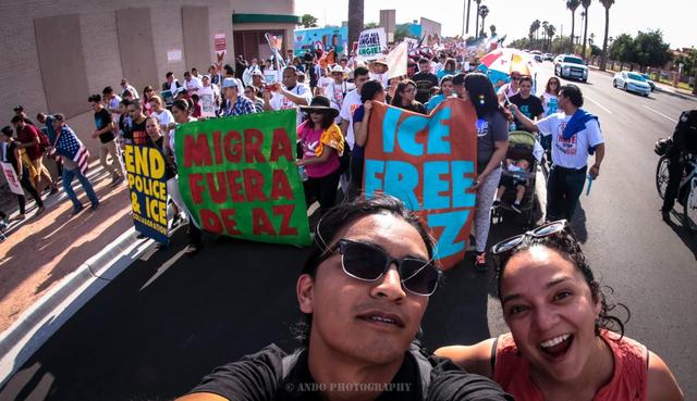 Immigration Rally, Phoenix, AZ.