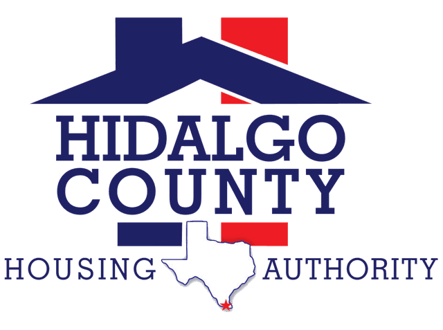 Logo for Hidalgo County Housing Authority where Garcia worked.