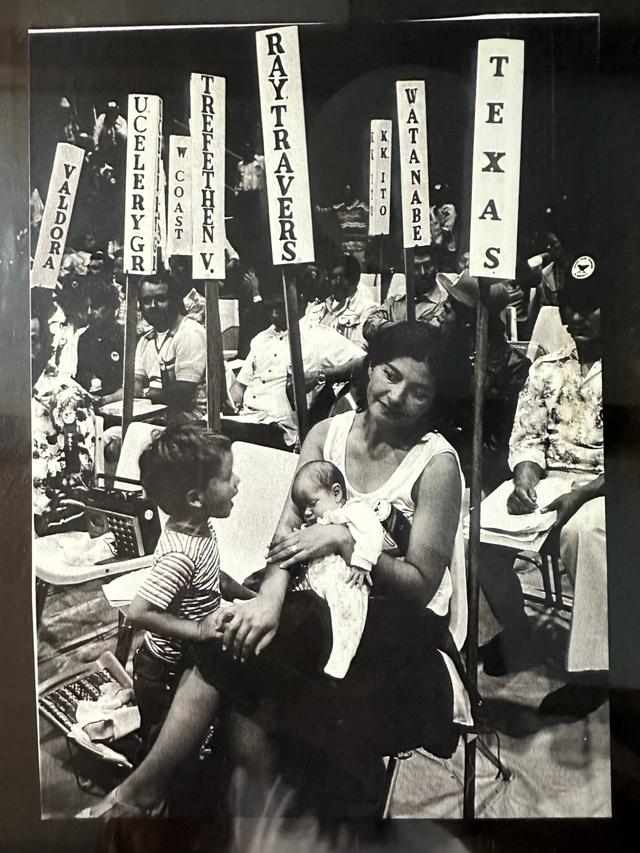 Flores with her young children at a UFW conference, circa 1980.