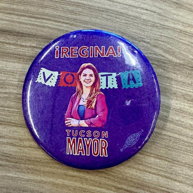 Mayoral bid election button.